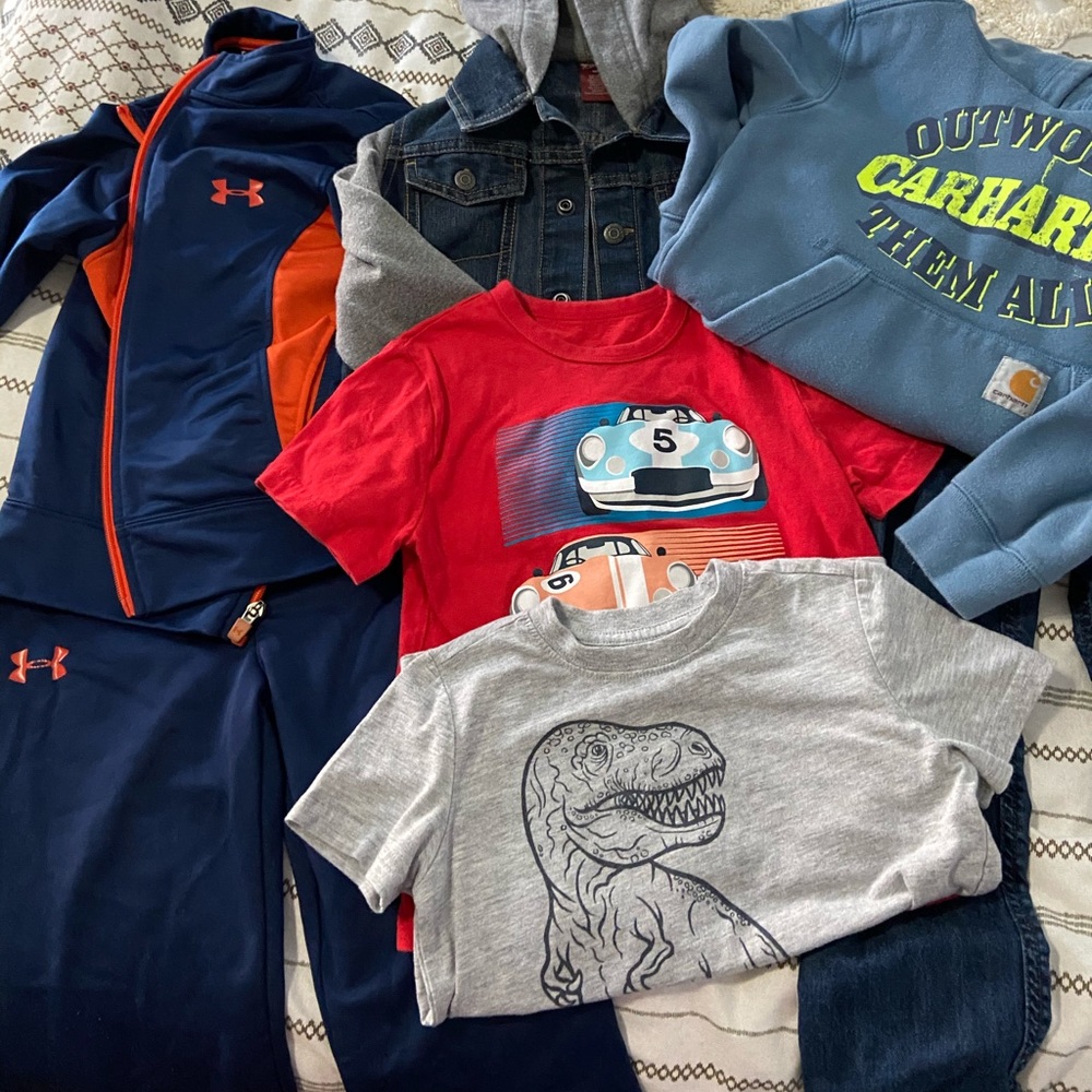 Boys size 5 name brand 7-piece lot